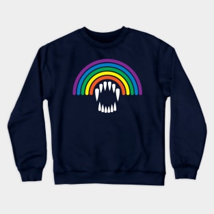 Angry Rainbow Crewneck Sweatshirt